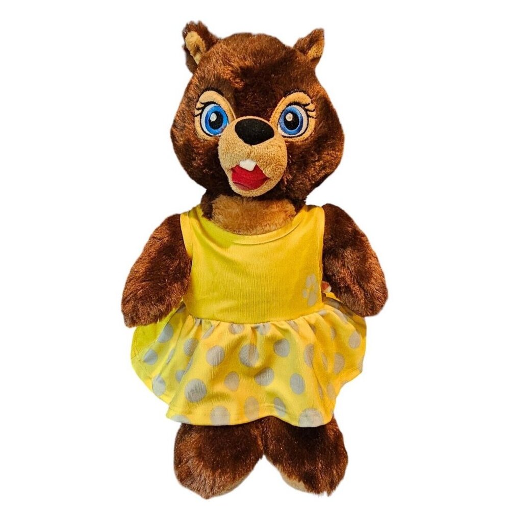 Build-a-Bear Great Wolf Lodge Sammy The Squirrel Plush Brown Stuffed Animal BAB